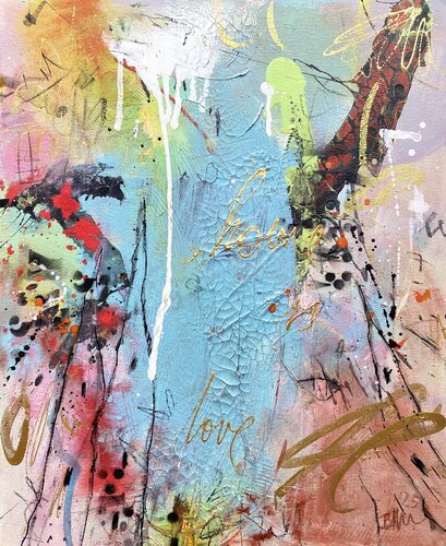 Home is Love No.12 van Bea Schubert, Schilderij te koop op Singulart