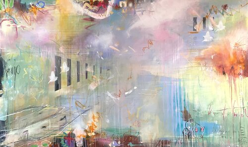 My Home and my Heart No.6 by Bea Schubert, 회화 for Sale on Singulart