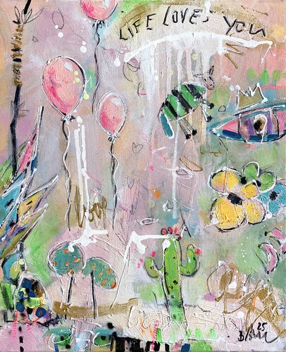 Life Loves You No.26 by Bea Schubert, 회화 for Sale on Singulart