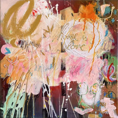 Home is Love No.12 par Bea Schubert, Peinture en vente sur Singulart