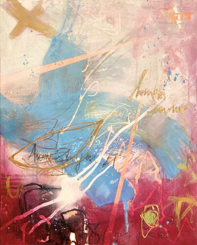 Home is in me No.1 van Bea Schubert, Schilderij te koop op Singulart