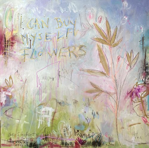 I can buy myself flowers No.6 van Bea Schubert, Schilderij te koop op Singulart