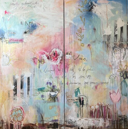 Canto de la libertad di Bea Schubert, Pittura in vendita su Singulart