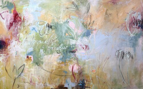 Make your life s paradise No.3 by Bea Schubert, Painting for Sale on Singulart