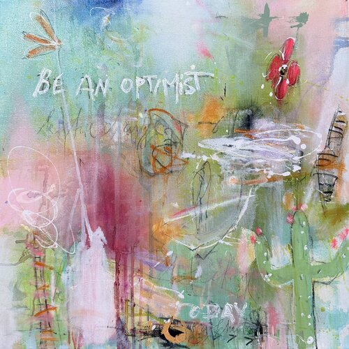 Be an optimist by Bea Schubert, Painting for Sale on Singulart