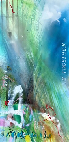 Fly together II #love di Bea Schubert, Pittura in vendita su Singulart