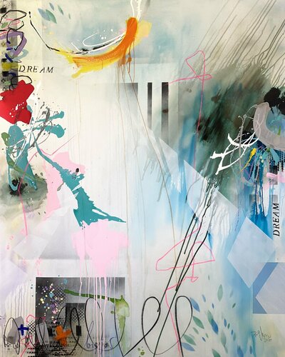 dream bigger IV (XXL) di Bea Schubert, Pittura in vendita su Singulart