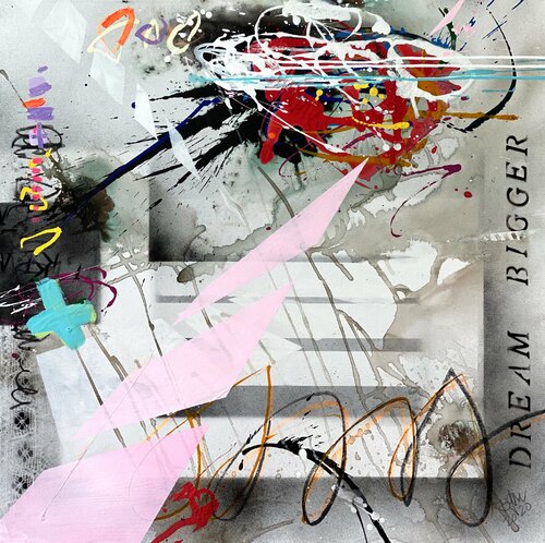 dream bigger VII di Bea Schubert, Pittura in vendita su Singulart