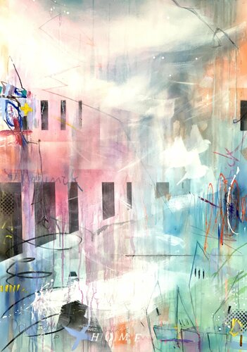 Homesick IV (XL) di Bea Schubert, Pittura in vendita su Singulart