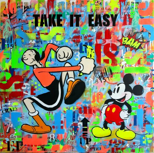 Take it easy by Philippe Euger, Painting for Sale on Singulart