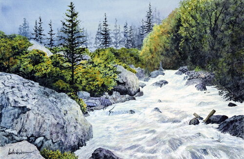 Yosemite - The Merced Runs Through It van Bill Hudson, Schilderij te koop op Singulart