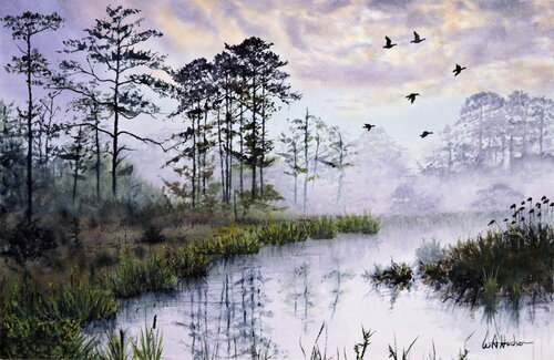 Assateague van Bill Hudson, Schilderij te koop op Singulart