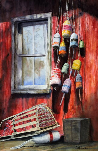 Trap and Buoys von Bill Hudson, Malerei kaufen auf Singulart
