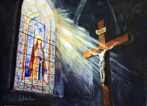 For Us van Bill Hudson, Schilderij te koop op Singulart