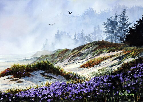 Beach In Bloom von Bill Hudson, Malerei kaufen auf Singulart