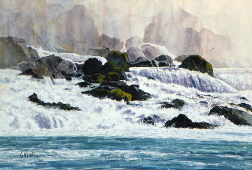 Niagara van Bill Hudson, Werk op papier te koop op Singulart