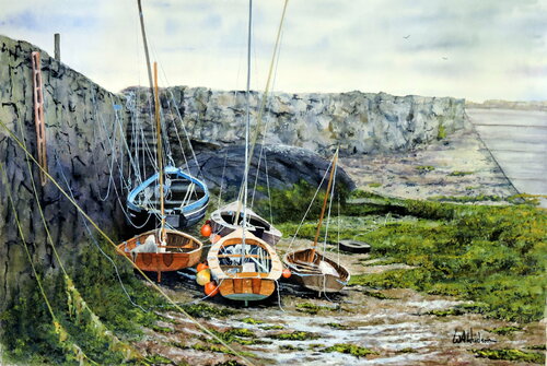 Spiddal van Bill Hudson, Werk op papier te koop op Singulart