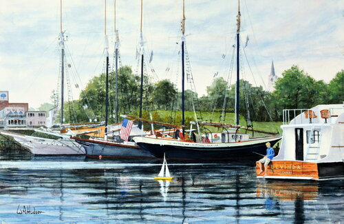 A Young Man's Destiny von Bill Hudson, Werk auf Papier kaufen auf Singulart