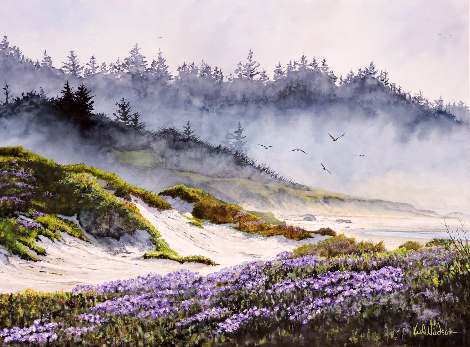 Pacific Coast In Bloom Bill Hudson
