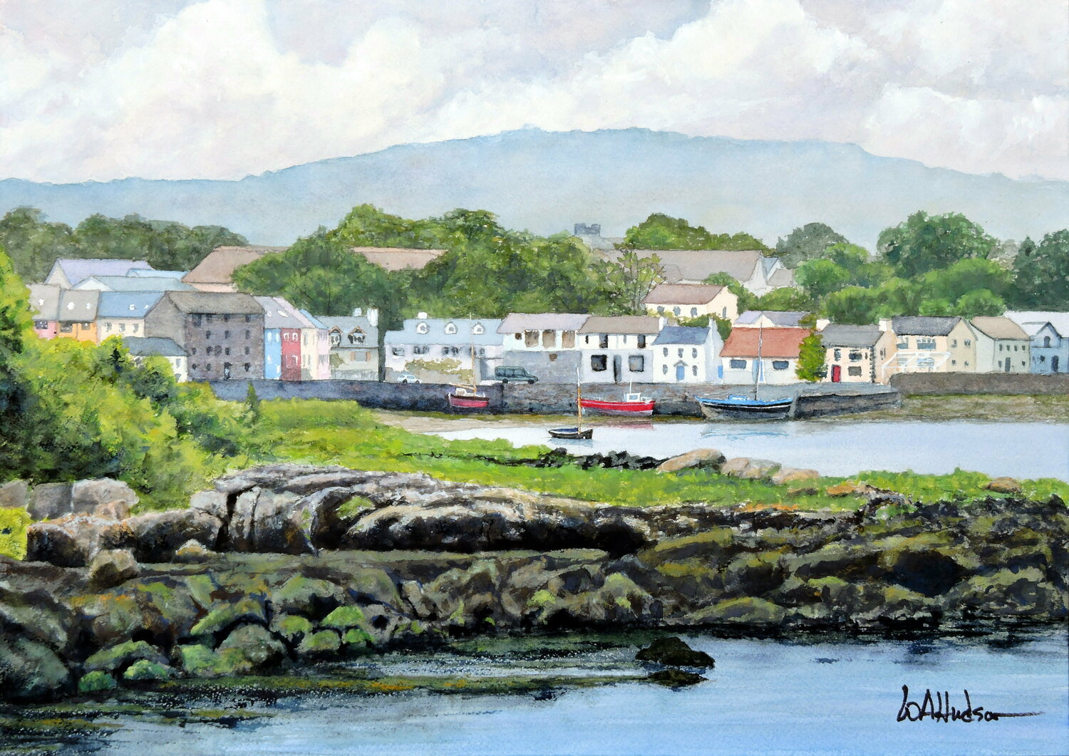 Kinvara from Dunquaire Castle Bill Hudson