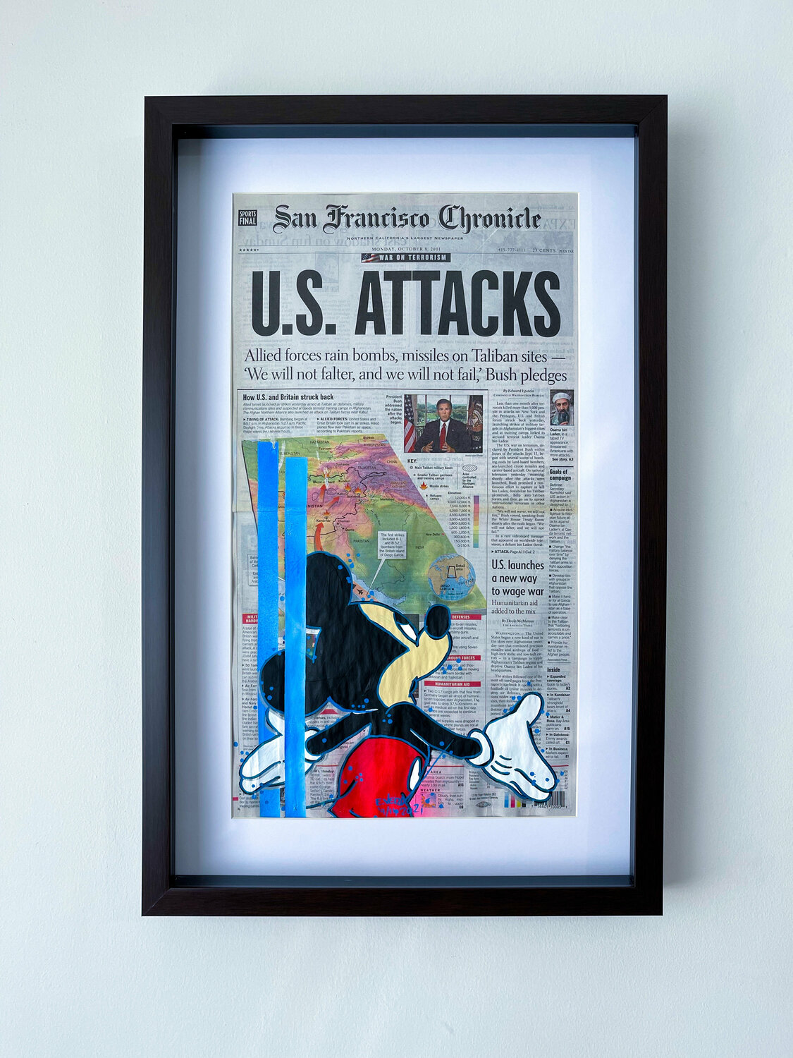 We own the finish line by Esteban Vera (2021) Work on Paper Acrylic