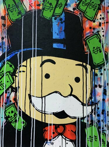 Time over money di Esteban Vera, Pittura in vendita su Singulart