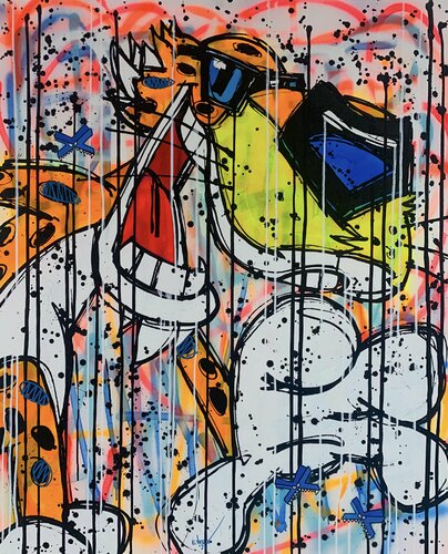 Flamin' hot von Esteban Vera, Malerei kaufen auf Singulart