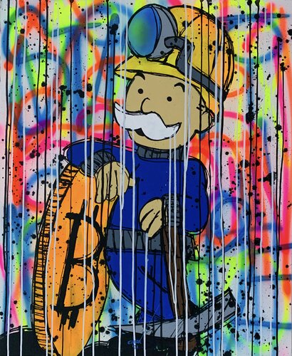 Mine your own business van Esteban Vera, Schilderij te koop op Singulart