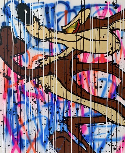 Run your own race di Esteban Vera, Pittura in vendita su Singulart