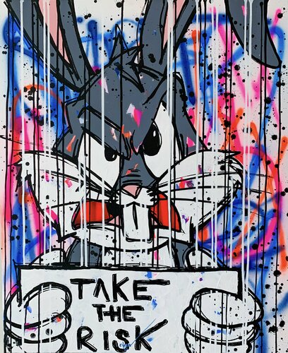 Take the risk van Esteban Vera, Schilderij te koop op Singulart