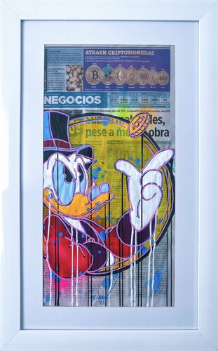 Crypto price prediction di Esteban Vera, Opera su carta in vendita su Singulart