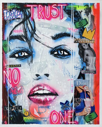 Trust no one di Esteban Vera, Pittura in vendita su Singulart