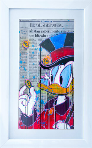 The world is watching van Esteban Vera, Werk op papier te koop op Singulart