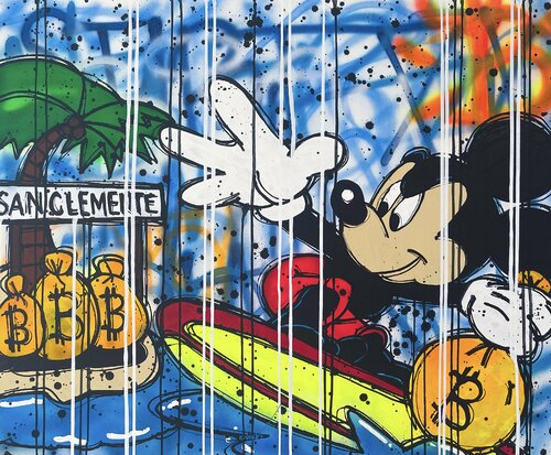 Ride the Wave van Esteban Vera, Schilderij te koop op Singulart