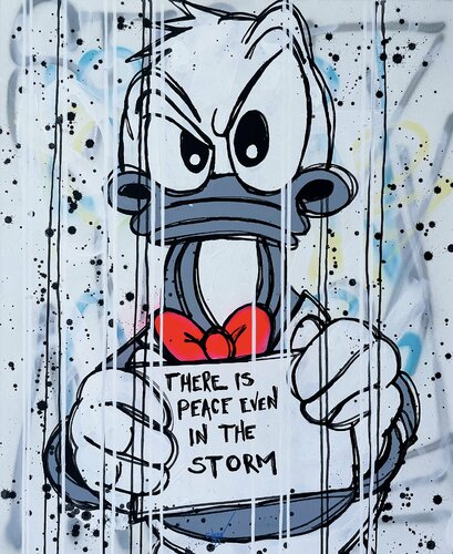 There is peace even in the storm van Esteban Vera, Schilderij te koop op Singulart