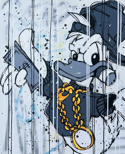 Don't just make money, make a difference par Esteban Vera, Peinture en vente sur Singulart