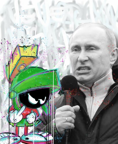 Against war di Esteban Vera, Digitale in vendita su Singulart