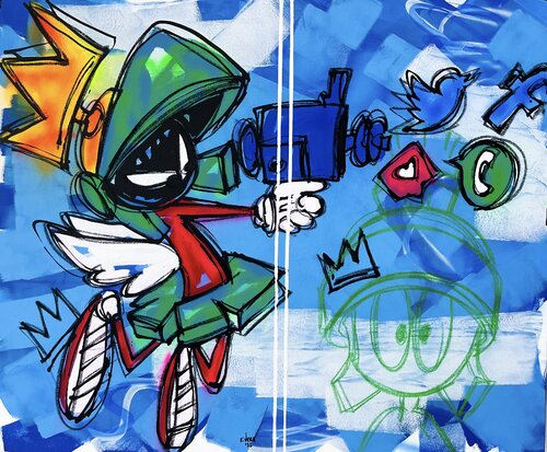 You are the target van Esteban Vera, Schilderij te koop op Singulart