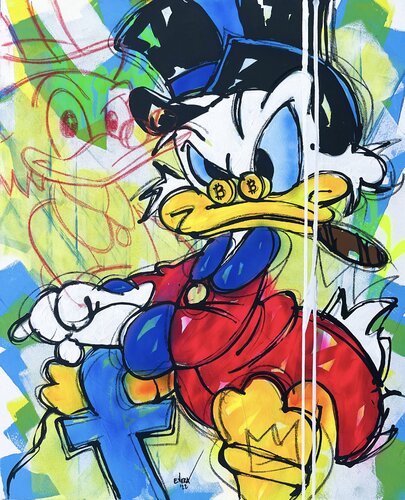 Ignore the noise, focus on your work van Esteban Vera, Schilderij te koop op Singulart