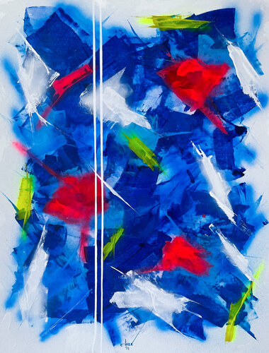 Trust the timing of your life van Esteban Vera, Schilderij te koop op Singulart