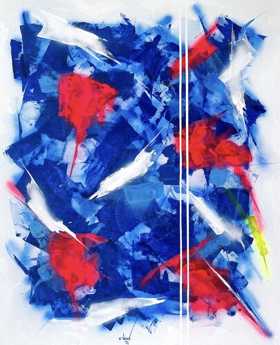 Success is a series of small wins van Esteban Vera, Schilderij te koop op Singulart