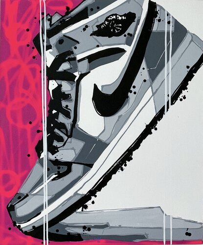 Sole Symphony: A Tribute to Air Jordan von Esteban Vera, Malerei kaufen auf Singulart