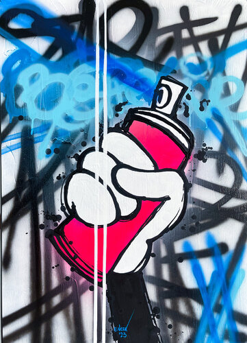 A Spray of Color di Esteban Vera, Pittura in vendita su Singulart