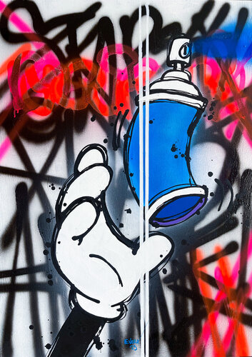 Reflections in Motion di Esteban Vera, Pittura in vendita su Singulart