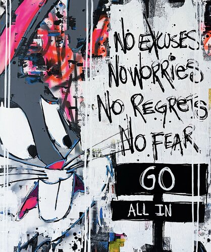 Go all in van Esteban Vera, Schilderij te koop op Singulart