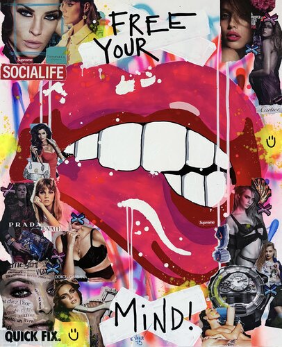 Free your mind di Esteban Vera, Pittura in vendita su Singulart