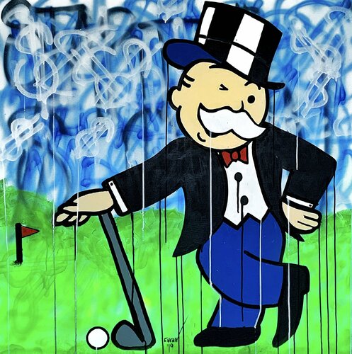 Monopoly Golf di Esteban Vera, Pittura in vendita su Singulart
