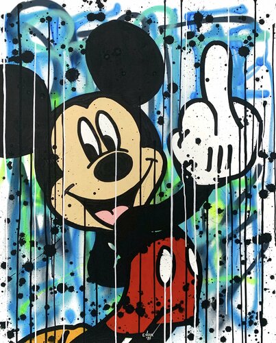 Fu*k Covid19 di Esteban Vera, Pittura in vendita su Singulart