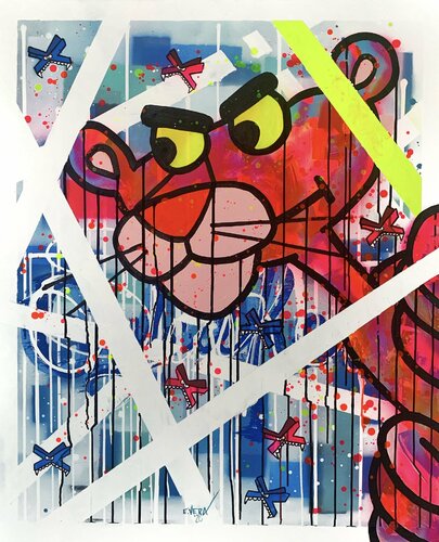 Think Pink di Esteban Vera, Pittura in vendita su Singulart