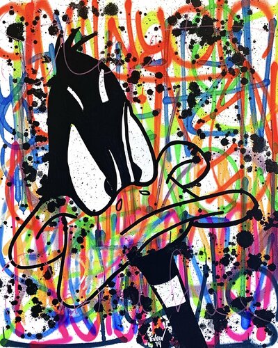 Daffy Duck van Esteban Vera, Schilderij te koop op Singulart